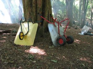 wheelbarrows